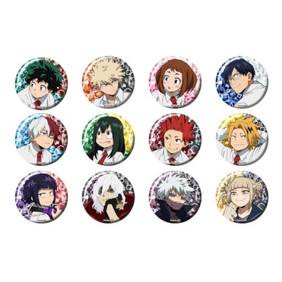 My Hero Academia Glitter Can Badge Ensky 2-Inch Round Pin